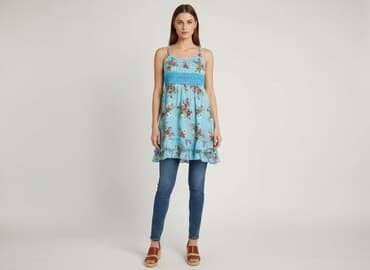 sukienka na wesele czerwiec: Tunika damska, rozmiar S — 1