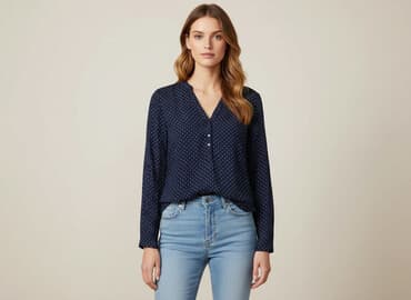 mohito marynarka niebieska: Bluzka damska, rozmiar XS — 7