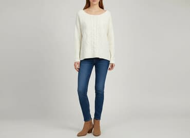 elegancka sukienka i sweter: Reserved, Sweter damski, rozmiar S — 6