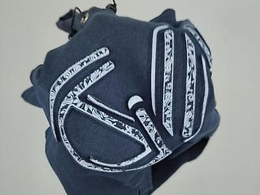 granatowa bluza pull and bear: Bluza z kapturem damska, rozmiar M — 6