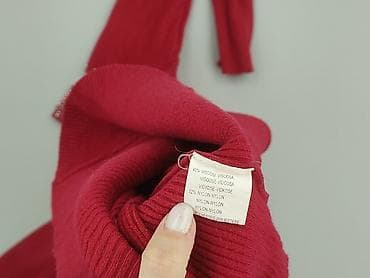 czerwony sweter: Tunika damska, rozmiar L — 4