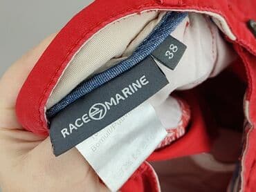 biale buty skarpetkowe: Spodnie materiałowe damskie, rozmiar M — 5