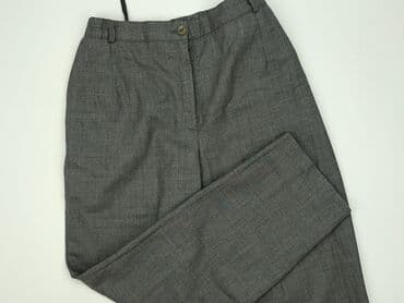 szare spodnie materialowe: Spodnie materiałowe damskie, rozmiar S — 1