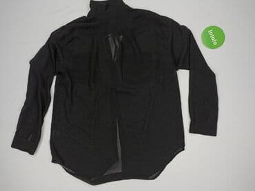 czarne bluzki z przezroczystymi rękawami: Koszula damska, rozmiar L — 4