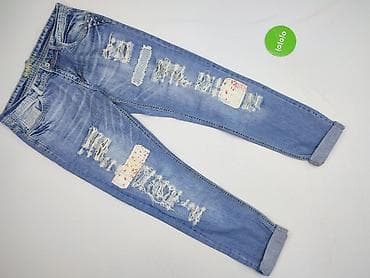 levisy dzwony: Skiny, Jeansy damskie, rozmiar L — 2