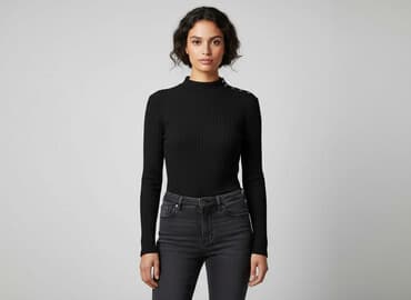 shein czarne bluzki: Esmara, Bluzka damska, rozmiar S — 6