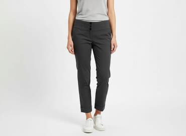 lidl buty sniegowce: CAMAIEU, Spodnie materiałowe damskie, rozmiar L — 6