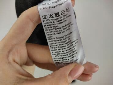 spodnie na gumce czarne: Spodnie materiałowe damskie, rozmiar XS — 5