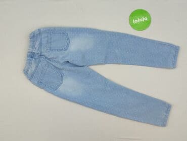 kurtka lakierowana z futerkiem: Spodnie jeansowe, Little kids, 8 lat, 128, stan - Bardzo dobry — 3