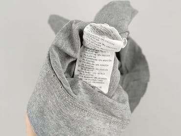 niebieska bluzka h m: H&M, Bluza z kapturem damska, rozmiar L — 6