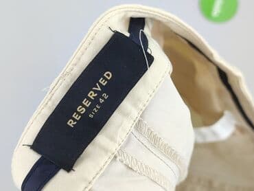 reserved sukienka denim: Reserved, Spodnie materiałowe damskie, rozmiar XL — 4