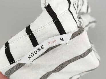 biała bluzka w czarne paski: House, Koszula damska, rozmiar M — 4