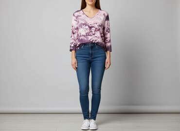 eleganckie bluzki fioletowe: Bluzka damska, rozmiar XL — 5