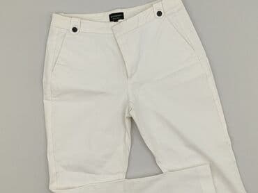 biale spodnie reserved: Spodnie materiałowe damskie, rozmiar XS — 1