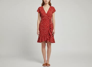 sukienki na guziki: Bershka, Sukienka damska, rozmiar S — 8