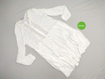 sukienka koronkowa biała boho: Pieces, Sukienka damska, rozmiar L — 2