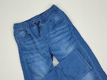Bluzki: Spodnie jeansowe, F&F, 11 lat, 146, stan - Bardzo dobry — 1