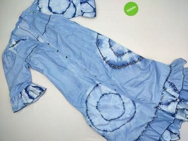 sukienki maxi na wesele niebieska: Sukienka damska, rozmiar L — 2