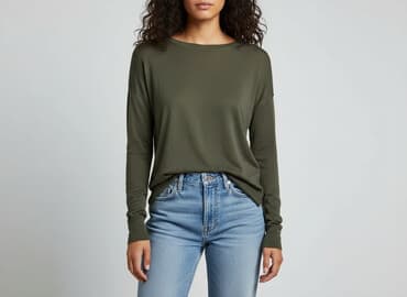 oversized t shirty hm: H&M, Women`s T-shirt, size M — 1