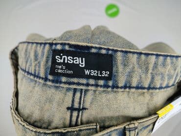 sinsay plus size spodnie: Sinsay, Jeansy dla mężczyzn, rozmiar L — 4