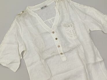 koszula puro lino: Bluzka damska, rozmiar L — 1