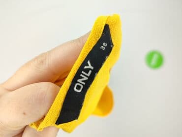 żółte bluzki z krótkim rękawem: ONLY, Bluzka damska, rozmiar M — 4