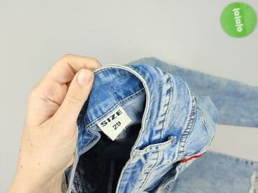 jeansy w gwiazdy: Jeansy damskie, rozmiar M — 4