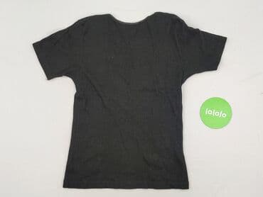 czarne t shirty damskie w serek: T-shirt damski, rozmiar S — 3