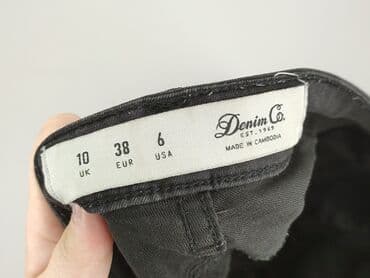 czarne jeansy damskie stylizacje: Denim Co, Jeansy damskie, rozmiar M — 4