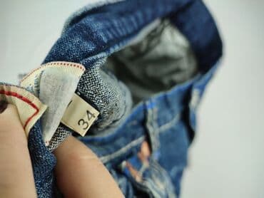 ubrania dla 60 latki: Jeansy dla mężczyzn, rozmiar L — 6