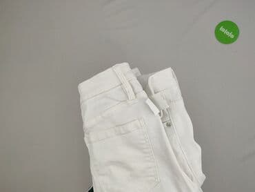 biale szerokie jeansy: Denim, Jeansy damskie, rozmiar M — 6