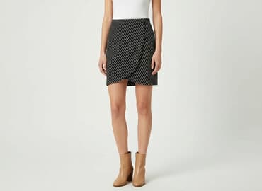 czarne jeansowe spódnice stradivarius: Stradivarius, Spódnica damska, rozmiar L — 1