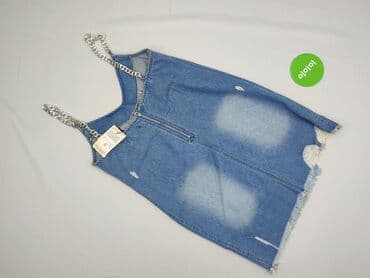 dżinsy z łańcuchem: Sukienka damska, rozmiar S — 3