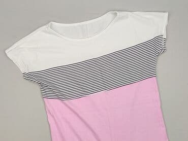 koszulka polo w paski damska: T-shirt damski, L — 1