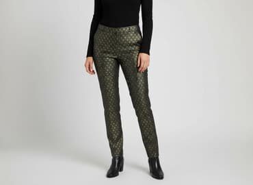 cekinowe spodnie h m: H&M, Spodnie materiałowe damskie, rozmiar M — 7