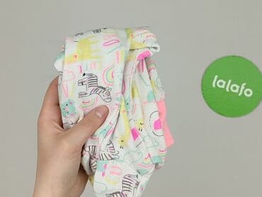 rajstopy czarne z wzorem: Leggings, 9-12 months, condition - Very good — 5