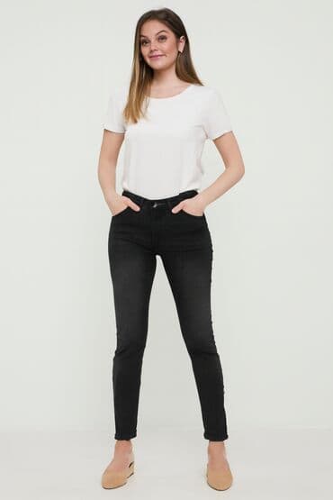 dżinsy szare damskie: Wrangler, Jeansy damskie, rozmiar S — 1