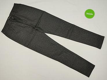 dżinsy push: Spodnie materiałowe damskie, rozmiar XL — 2