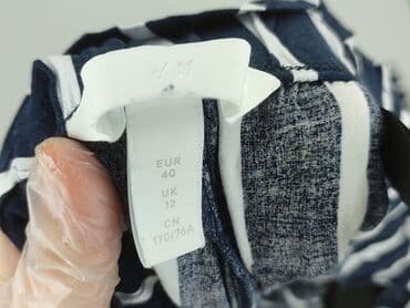 spodnie dresowe z lampasami h m: H&M, Spodnie materiałowe damskie, M — 4