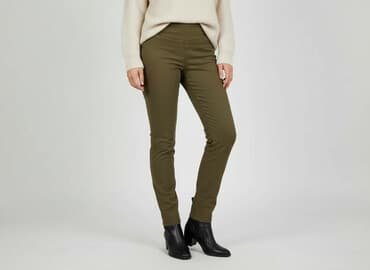 c a spodnie narciarskie: Spodnie materiałowe damskie, rozmiar M — 7