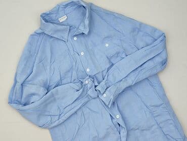 koszula damska w niebieskie paski: Women`s shirt, size S — 2