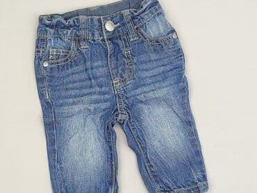 zara kombinezon o kroju marynarki: Spodnie jeansowe, Dopo Dopo, 1-3 m, stan - Idealny — 1