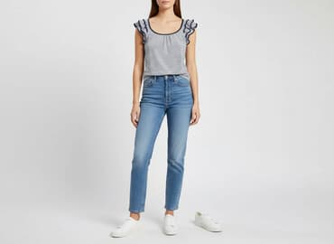 koszula wiya w paski: H&M, Bluzka damska, rozmiar S — 7