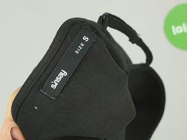 deichmann czarne sandały: Sinsay, Top damski, rozmiar S — 6