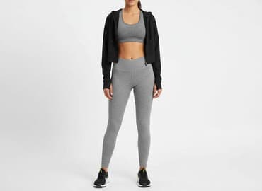 legginsy ciążowe szare: Legginsy Sportowe damskie, rozmiar M — 6