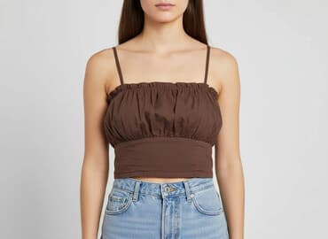 koszulka z długim rękawem h m: H&M, Top damski, rozmiar L — 7