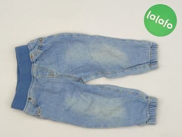 sukienki z szyfonu i koronki: Denim pants, H&M, 12-18 months, condition - Very good — 2
