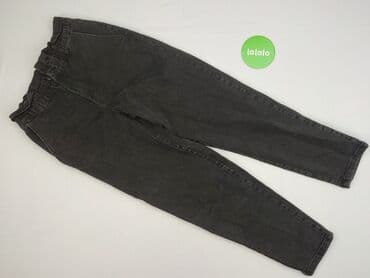 spodnie paperbag dla kogo: Jeansy damskie, rozmiar M — 2