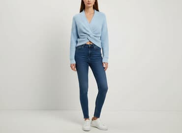 sweter kopertowy wiązany zara: Sweter damski, rozmiar S — 5