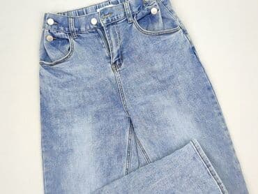 woskowane jeansy z wysokim stanem: Jeansy damskie, rozmiar M — 1